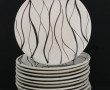 France, Années 60 - 24 assiettes plates 