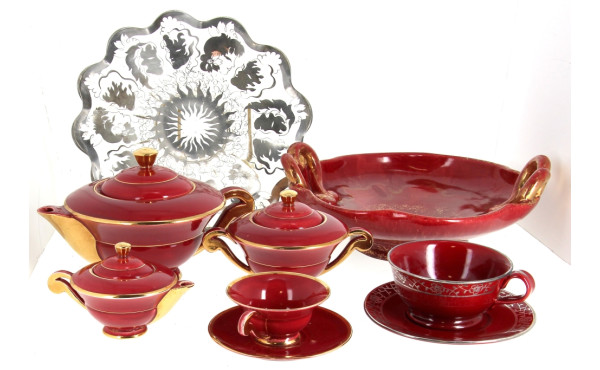 France années 50 - Service à café en faï