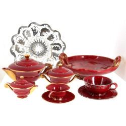 France années 50 - Service à café en faï