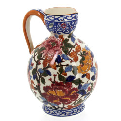 GIEN - Pichet en faïence à décor de pivo