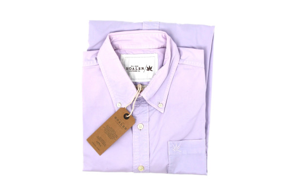 HOALEN - Chemise homme, 100% coton, colo