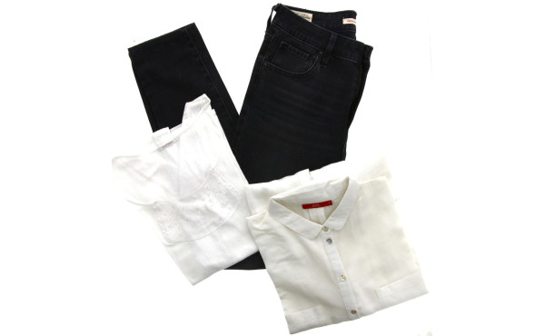 Lot de 3 articles femme : 1 jean LEVIS m