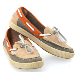  KARSTON - Chaussures bateau femme en cu