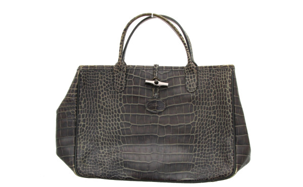 LONGCHAMP - Sac de dame en cuir façon cr