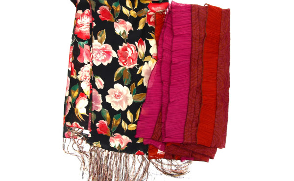 Georges RECH - Etole en soie, extrémitié