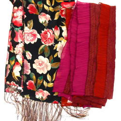 Georges RECH - Etole en soie, extrémitié