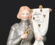 "Vierge" et "Jeanne d'Arc", 2 statuettes