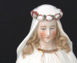 "Vierge" et "Jeanne d'Arc", 2 statuettes