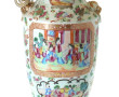 CHINE, CANTON - Vase en porcelaine, mont