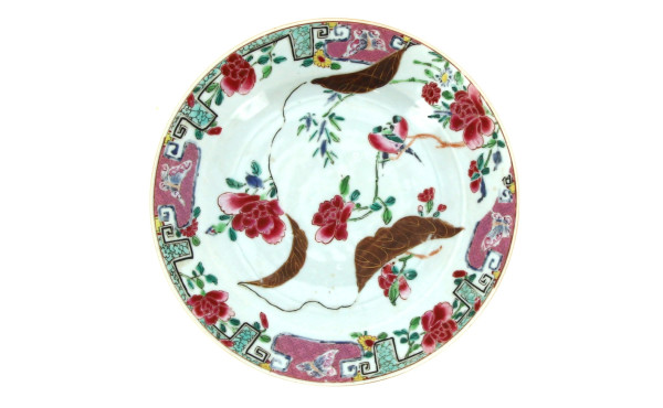 Cie des Indes XVIIIème - Assiette en por