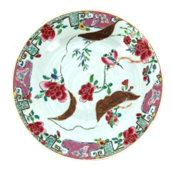 Cie des Indes XVIIIème - Assiette en por