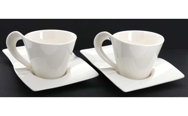 VILLEROY & BOCH - Paire de tasses déjeun