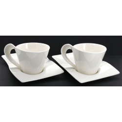 VILLEROY & BOCH - Paire de tasses déjeun