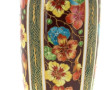 LIMOGES - Vase en porcelaine polychrome 