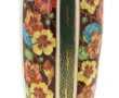 LIMOGES - Vase en porcelaine polychrome 