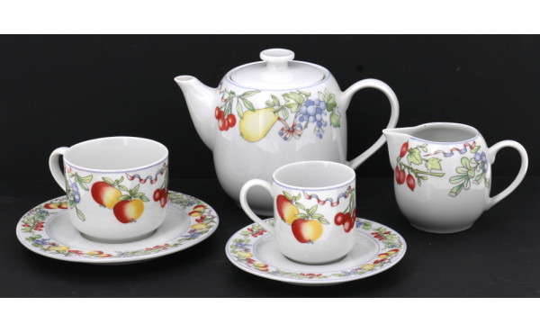 PILLIVUYT - Service thé café en porcelai