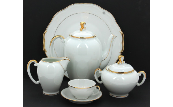 Service à café en porcelaine de Sologne 