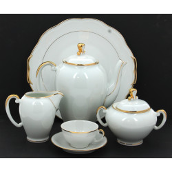 Service à café en porcelaine de Sologne 