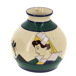 HB QUIMPER (avant 42) - Vase boule en fa