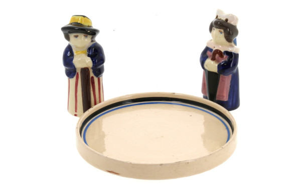 HB QUIMPER - Salière et poivrière en faï