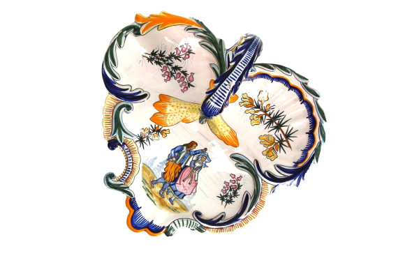 HENRIOT Quimper - Serviteur trifeuille e