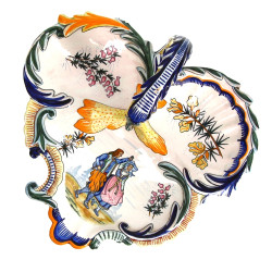 HENRIOT Quimper - Serviteur trifeuille e