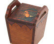 Paul FOUILLEN - Coffret en bois pyrograv