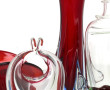 Lot de verreries dont verre de couleurs 