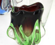 Lot de verreries dont verre de couleurs 