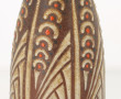Vase en verre ART DECO dans les tons bru
