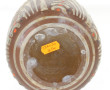 Vase en verre ART DECO dans les tons bru