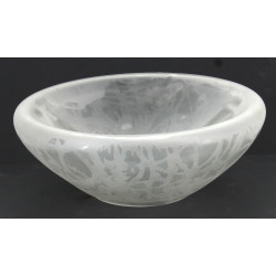 Coupe à fruits circulaire en verre, desi