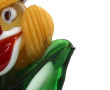 VENISE - Clown en verre de couleurs, H 1