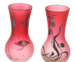Paire de petits vases ART NOUVEAU en ver