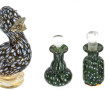 MURANO - Trois petits flacons en verre d