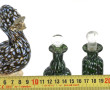 MURANO - Trois petits flacons en verre d
