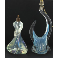 Lot de 2 pieds de lampe vintages dans le