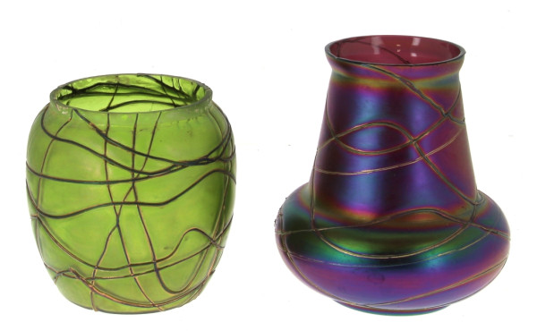 Dans le goût de LOETZ - Vase et pot en v