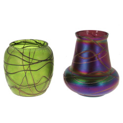 Dans le goût de LOETZ - Vase et pot en v