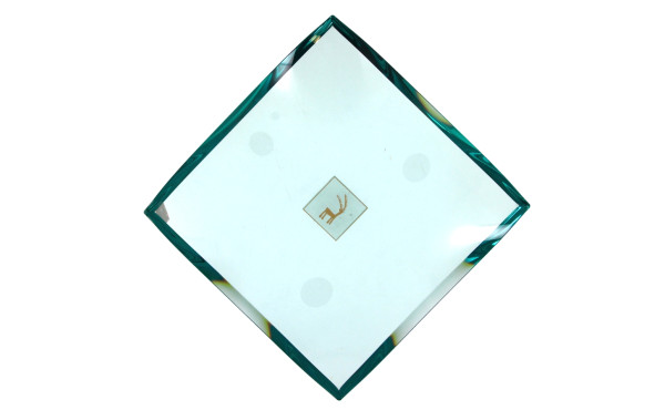 Coupe à fruits modernes en verre, décor 