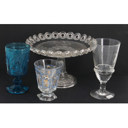 Coupe à fruits ancienne sur piédouche en