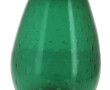 Important vase en verre bullé de couleur