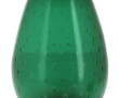 Important vase en verre bullé de couleur