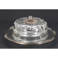 Sucrier ou confiturier couvert ancien en