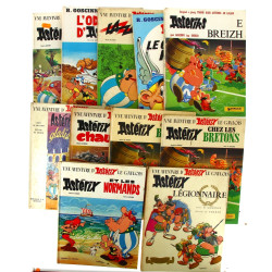 11 BD Astérix, état d'usage