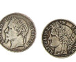 2 p. 5 fr écu 1867 A et 1851 A