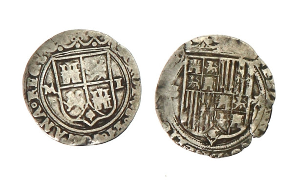 2 p. real Espagne 1474-1504 et Jeanne et