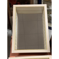 Vitrine d'applique moderne encadrement b