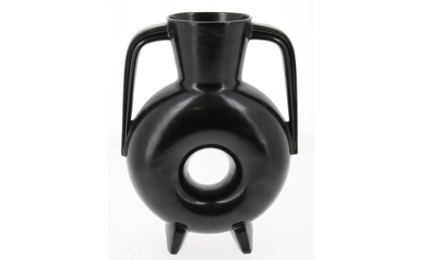 Vase à deux anses, à panse circulaire, e