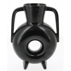 Vase à deux anses, à panse circulaire, e